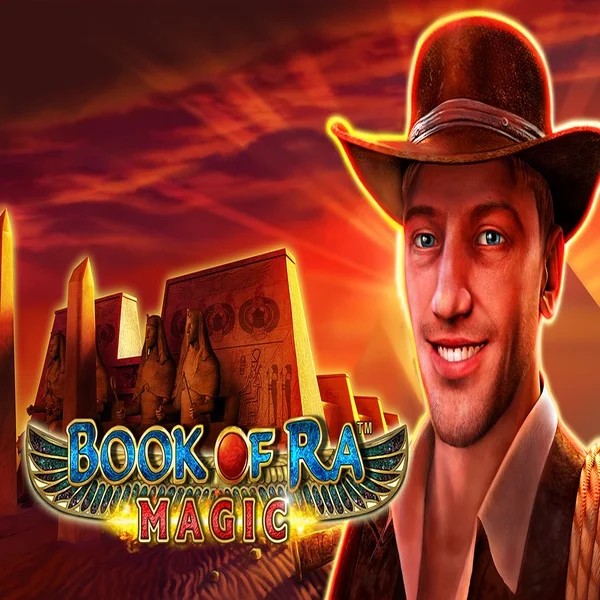 Book of Ra Magic logo by Greentube at Ritzo Casino