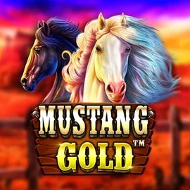 Mustang Gold online game logo by Pragmatic Play on ritzocasino-de.com