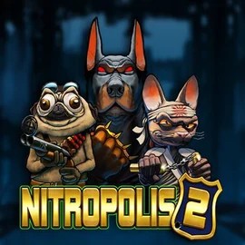 Nitropolis 2 slot logo by ELK Studios at Ritzo Casino